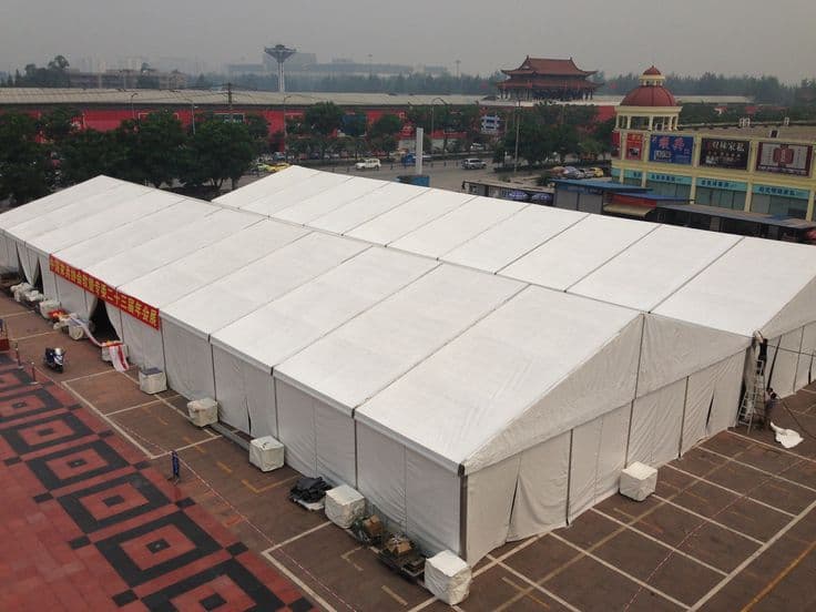 Technical equipment for an outdoor event
